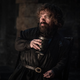 Tyrion (Peter Dinklage) enjoys his fifth of 18 drinks.